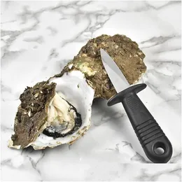 Other Kitchen Tools 2 Styles Mtifunction Stainless Steel Handle Oyster Knife Sharp-Edged Shucker Open Shell Scallops Seafood Drop De Dhkza