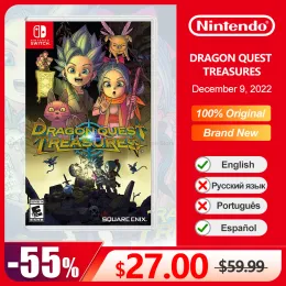 Deals Dragon Quest Treasures Nintendo Switch oferuje 100% oryginalna fizyczna karta gry RPG Gatunek akcji dla przełącznika OLED Lite