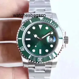 Orologio da uomo Chiusura pulita 2023 Orologio da uomo di fabbrica Meccanico automatico Zaffiro inossidabile Solid Glidelock Lunetta nera Verde Faccia maschile