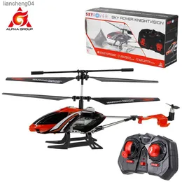 Electric/RC Aircraft Sky Rover KnightVision RC Infrared Stealthy Helicopter 3 Channels 6-Way Gyrobalanced Remote Control Dron Toys for Kids Gifts