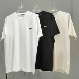 قمصان الرجال النسائية Kith FW T-Shirt مع رسائل صغيرة من العلامات التجارية فائقة الأكمام القطن الأكمام مجموعة تي شيرت تي شيرت أعلى J240221