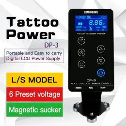 BLADE NY ARRIVAL Touch Screen Intelligent Digital LCD Makeup Dual Tattoo Power Supplies Set Tillbehör