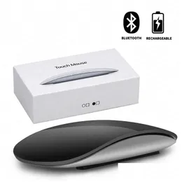 Mouse per Apple originale senza fili Bluetooth Touch Magic Mouse Pro Laptop Tablet Pc Gaming ergonomico 231117 Drop Delivery Computer Net Ot8Iu