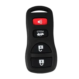 4 knappar Housing Pad Fix Remote Key Shell FOB Fall för Nissan 350Z Altima Maxima Infiniti EX35 FX35 FX45 QX Däcktryck Alarm C3493200