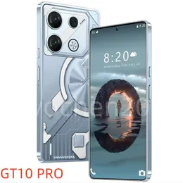 7.3inch GT10PRO Cell Phones Unlock 256GB 128GB Touch Screen USB Mobile Phonn Androids Smartphone 32GB Camera Telephone HD Display Face Recognition