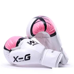 Sports Gloves Kick Boxing For Men Women Pu Karate Muay Thai Guantes De Boxeo Fight Mma Sanda Training Adts Kids Equipment Drop Deliv Dhznj