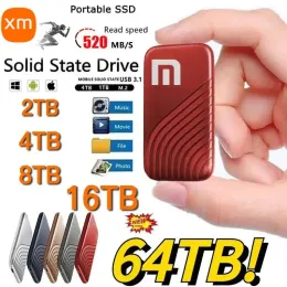 Pudełka oryginalne przenośne SSD 1TB 2TB Zewnętrzny dysk twardy Highspeed SSD USB 3.0 1TB SSD Dysk zewnętrzny dla Xiaomi dla komputera laptopa