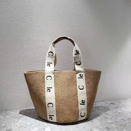 Strandbeutel Designer -Taschen Strohbeutel Einkaufstasche Luxus Handtasche Mode große Umhängetaschen Luxus Frauenbeutel Sommer Urlaubsbeutel Kapazität Unterarmtasche