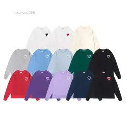 Desigenr Ami Hoodie Mens Women Sportswear Blouses Unisex Clothingが表示されますTシャツ長い丸い首の平野の手紙薄いOネックアウターウェアパーカー