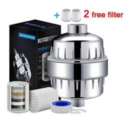 Bathroom Shower Heads 15 Stage Bath Water Purifier Filter 1/2 Health Softener Chlorine Removal High Output Treatment Drop Delivery H Dhksi