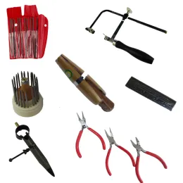 Equipamentos Starter Jewelry Making Kit Saw Frame Sawblades Assorted Needle File Beading Ferramentas Bússola Diveider Alicate