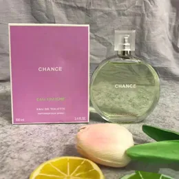 Perfume feminino colônias 100ml verde chances fragrância feminina de longa duração luxo perfume spray entrega rápida
