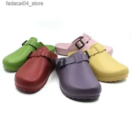 Slippers Medical Slippers Clean Surgical EVA Sandal Surgical Shoes Ultralite Nursing Clogs Tokio Super Grip Non-slip Shoes Specialist Q240221