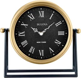 Relógios Bulova modelo B8901 Newton, dourado e preto