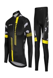 Pro Men039s Uzun Kollu Bisiklet Forması Jersey Nefes Alabilir 3D Yastıklı Spor Giyim Bisiklet Bisikleti Bisiklet Giyim Setleri 9576333