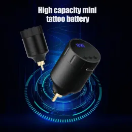 Maschine wiederaufladbare drahtlose Tattoo Netzteil LED -Anzeige RCA -Buchse Tragbarer Batterie für Tattoo -Maschine Stift Permanent Make -up -Maschine