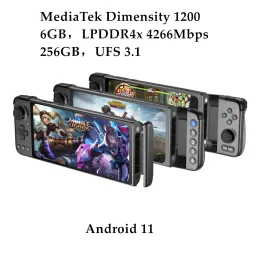 Players GPD XP Plus 6.81 Inch MediaTek Dimensity 1200 6G/256G Android 11 Handheld Game Console For MOBA FPS PS2 Retro Video Games Player