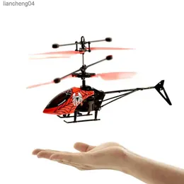 Electric/RC Aircraft Mini Two-channel Remote Control Aircraft Helicopter Drone Model Gesture Intelligent Sensing Children Educational Electric Toys