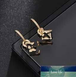 All-match Sterling Silver Needle Ear Studs Full Diamond Inlaid Black Rhombus Ear Studs High-Grade Light Luxury Ear Studs