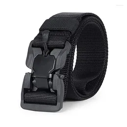 Belts Outdoor Survival Hunting Tactical Belt Quick Release Magnetic Buckle Military Nylon Sports Accessories Men's And Women's