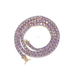 Wholesale Jewelry Pass Diamond Tester Women Necklace Gold 925 Sterling Silver Lab Vvs Moissanite Bracelet Tennis Chain for Men