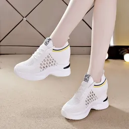 Breathable slimming and height increasing womens shoes 2024 summer new casual sports shoes for women