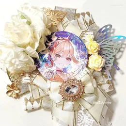 Jewelry Pouches Luxury Anime Itabag Display Holder Flower Fill Badge Base Ribbon Pin Decoration Rosette Tray Handmade Accessories