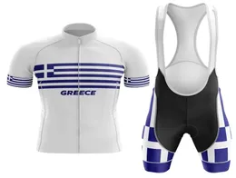2020 Yunanistan bisiklet forması seti Summer Mountain Bike Giyim Pro Bisiklet Bisiklet Jersey Sportswear Suit Maillot Ropa Ciclismo1454855