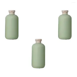 Liquid Soap Dispenser 3 Pcs Water Bottle Shower Gel Lotion Simple Sub Bottles Refillable Storage Container For Shampoo Child