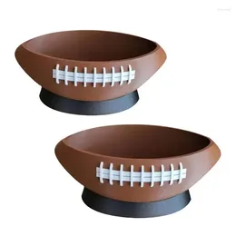 Tea Trays Football Snack Bowl Serving Tray Cup Game Day Serveware Party Platter Suitable Dinner Plate