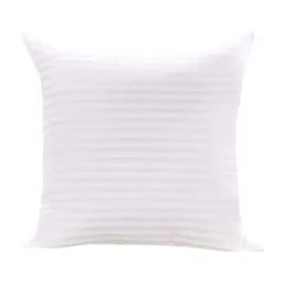 Cushion/Decorative Pillow Bedding Throw Pillows Insert Mti Size Sofa Cushion White Stripe Home Decorative Cotton Padding Drop Delive Dhh1F
