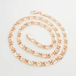 Ожерелья Новая 585 золотой цвет ожерелье для моды моды ювелирные украшения