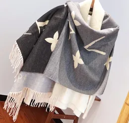 2024 New Wool Scarf Winter and Spring 100% Cashmere Scarf Fashion Men's and Women's Designer Classic Letter Pattern Pashmina Shawl Scarf New Gift