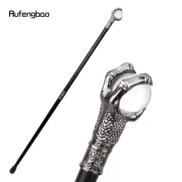 Dragon Claw Grasp Palla di vetro Bastone da passeggio Bastone da passeggio decorativo di moda Gentleman Elegante Cosplay Canna Manopola Crosier 93 cm