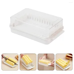 Dinnerware Sets Butter Cutting Box Detachable Cheese Container Simple Storage