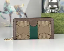 Designer-Geldbörse Luxus Ophidia Cion Geldbörsen Herren Damen Kreditkarteninhaber Mode Marmont Doppelbuchstaben lange Clutch-Taschen hochwertige Digram-Reißverschluss-Geldbörsen 88