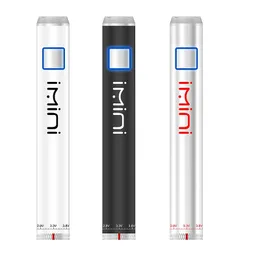 IMINI 510 Tråddesign 650mAh Batterin Pen Typ C Laddar Vape Pen Catron Batteri 510 Anslutning passar 510 vagnar Förvärm anpassad tjock olja E CIG PEN CART BOX BATTERY Batteri