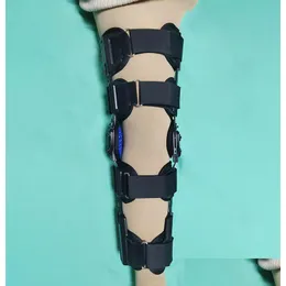 肘膝パッド術後関節固定脚骨折のためのブレース格納式保護調整可能なドロップデリバリースポーツDHFI7