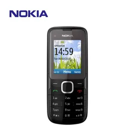 Original Refurbished Cell Phones Nokia C1-01 Unlocked Mobile Phone 2.0" Bluetooth keyboard GSM 2G Phone