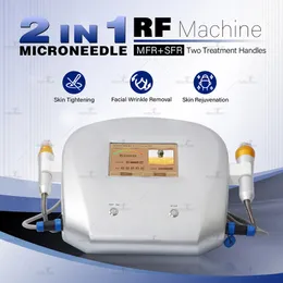 Máquina fracionária de microagulhamento de radiofrequência aprovada pela FDA para aperto de pele Microagulhas Remoção de cicatrizes de acne Redução de rugas Equipamento multifuncional de beleza