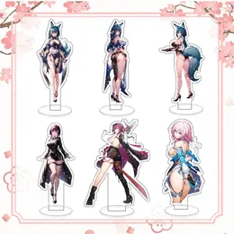 Keychains Anime Honkai Star Rail Kafka Cosplay Acrylic Action Figure Yukong Sexy Game Stand Sign Desk Decor Prop Fans Toy Gift For Friend