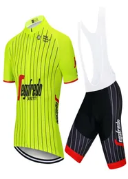 2018 팀 스페인 M 사이클링 저지 9D 젤 패드 자전거 반바지 세트 MTB Sobycle Ropa Ciclismo Sobycle Mens Summer Biclecling Maillot Wear7588246