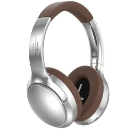 American Retro Bluetooth 5.3 Kulaklık Metal Headround Kulaklıklar Evrensel Kablosuz Spor Oyun Kulaklıkları