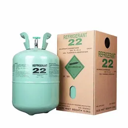 Freon Steel Cylinder Packaging R22 30lbs Tank Cylinder Refrigerant for Air Conditioners
