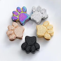 Necklaces Pet Cremation Jewelry for Ashes Pendant Paw Print Pet Urn Necklace Keepsake Jewelry for Cat Dog Memorial Ashes Necklace