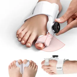 Papierverstellbarer Bunion Corrector Splint Zehenglätter mit Knopf Hallux Valgus Correcteur Bunion Orthopädische Pediküre Pflege für Zehen