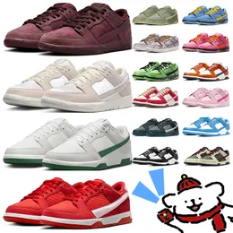 Männer Frauen Panda Lows Laufschuhe City of Love Malachite Valentinstag Triple Pink Panda Buttercup Pastoral Print Setsubun Night Sky Low Trainer Sportschuhe