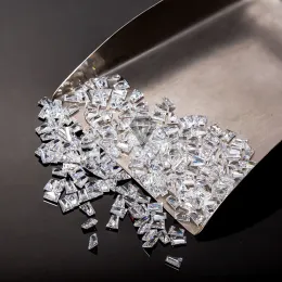 Pärlor HMJ Loose Moissanite Trapezoid Step Cut D Color VVS1 Utmärkt diamant för anpassade tydlighet Engagemangsmycken med GRA