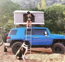 Zelte und Unterstände 2024 Camping-Aluminium-Dachzelt, Auto-Dreieck, Hartschalen-Dach für Outdoor-Wandern