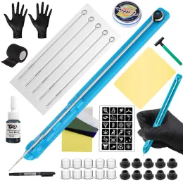 KITS 3D Hand Poke and Stick Tattoo Kit DIY Tattoo Tattoo Ink Exritles For Body Hand Hand Pok